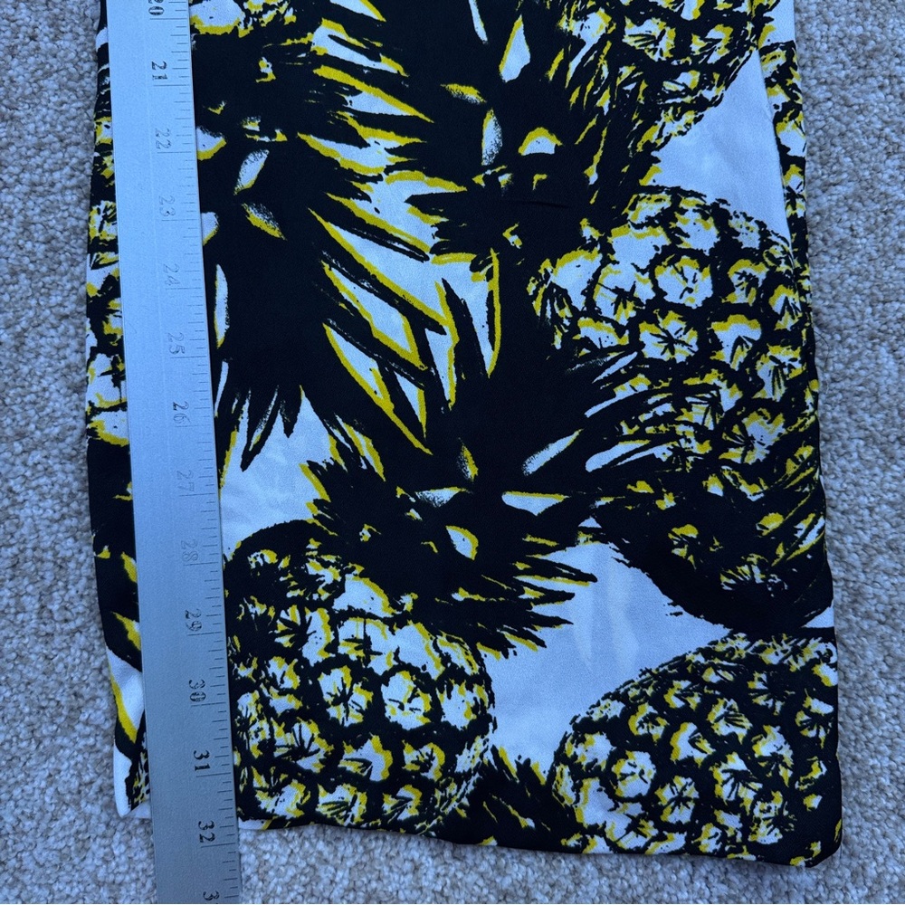 Tropical Pineapple Print Pants Womens size Small - Picture 6 of 8
